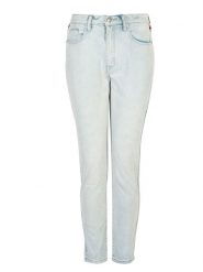 Juicy Couture Jeansy "Girlfriend" | WFWB117021 | Kobieta | Niebieski. Niebieskie jeansy damskie Juicy Couture, z obniżonym stanem. W wyprzedaży za 249.00 zł.