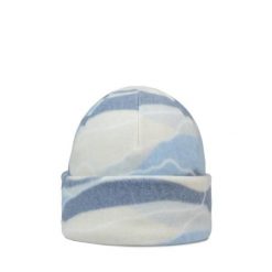 Czapka BUFF POLAR PRINTS BEANIE AGUAR. Niebieskie czapki damskie Buff, na zimę, bez wzorów, z polaru. W wyprzedaży za 104.93 zł.