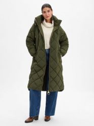 Barbour Pikowany płaszcz - Kirkton Puffer Kobiety Sztuczne włókno zielony, 46. Zielone płaszcze damskie Barbour, bez wzorów, z włókna. Za 1,399.95 zł.