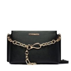 Torebka Steve Madden. Czarne listonoszki damskie Steve Madden, bez wzorów, bez dodatków. Za 519.99 zł.