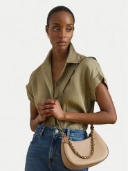 LAUREN RALPH LAUREN Torebka 431P11747005 Beżowy. Brązowe torebki klasyczne damskie Lauren Ralph Lauren, ze skóry, bez dodatków. Za 1,599.00 zł.