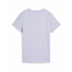 Damska koszulka z logo ESS No. 1 PUMA Cool Weather Blue. Niebieskie bluzki damskie Puma, xs, bez wzorów, bez kołnierzyka, bez ramiączek. W wyprzedaży za 64.00 zł.