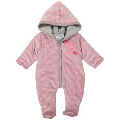 Dirkje Dziewczęce Śpioszki Welurowe W Paski 62 Różowy. Czerwone śpiochy niemowlęce Dirkje, w paski, z weluru. Za 129.00 zł.