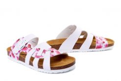 DR. BRINKMANN 700547-43 pink, klapki damskie. Białe klapki damskie Dr. Brinkmann, bez wzorów, bez obcasa, bez zapięcia. Za 184.90 zł.
