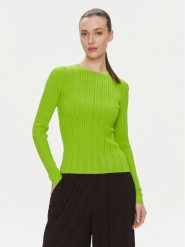 Samsøe Samsøe Bluzka Lea F23400041 Zielony Slim Fit. Zielone bluzki damskie Samsøe & Samsøe, s, bez wzorów, z wiskozy, bez kołnierzyka, bez ramiączek. Za 439.99 zł.