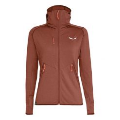 Damska kurtka hybrydowa z kapturem Salewa Agner. Zielone kurtki damskie Salewa, m, bez wzorów, z polaru, z kapturem. Za 573.45 zł.