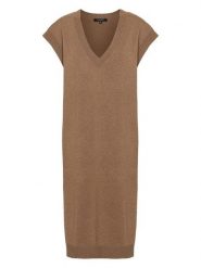 Ilse Jacobsen Sukienka w kolorze jasnobrązowym rozmiar: M. Brązowe sukienki damskie Ilse Jacobsen, bez wzorów, bez ramiączek. Za 92.42 zł.