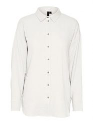 Vero Moda Koszula "Natali" w kolorze białym rozmiar: M. Białe koszule damskie Vero Moda, m, bez wzorów, z bawełny, bez kołnierzyka, bez ramiączek. Za 74.63 zł.