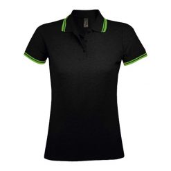 Damska Koszulka Polo Pasadena. Czarne koszulki sportowe damskie SOL'S, s, bez wzorów, bez ramiączek. Za 89.99 zł.