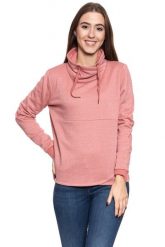 BLUZA MUSTANG Bella W Glitter 1009090 8187. Czerwone bluzy damskie Mustang, s, bez wzorów, bez kaptura. W wyprzedaży za 59.99 zł.