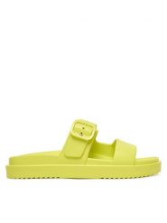 Tommy Hilfiger Klapki FW0FW08953 Żółty. Żółte klapki damskie Tommy Hilfiger, bez wzorów, z syntetyku, bez obcasa, bez zapięcia. Za 209.99 zł.