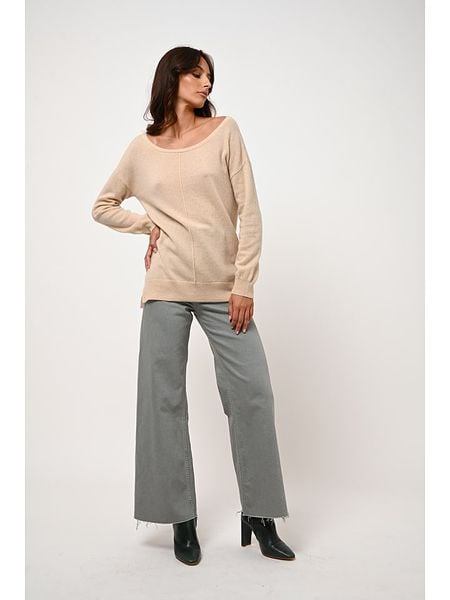 AUTHENTIC CASHMERE Kaszmirowy sweter "Faraut" w kolorze beżowym rozmiar: M. Brązowe swetry klasyczne damskie AUTHENTIC CASHMERE, m, z kaszmiru, bez kołnierzyka. Za 347.99 zł.