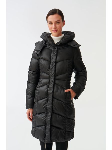 TATUUM Płaszcz pikowany w kolorze czarnym rozmiar: 38. Czarne płaszcze damskie TATUUM, bez wzorów, bez kaptura. Za 343.73 zł.