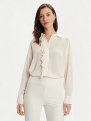 ViCOLO Koszula TB0133 Écru Regular Fit. Koszule damskie ViCOLO, l, bez wzorów, z syntetyku, bez kołnierzyka, bez ramiączek. Za 219.99 zł.
