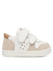 Primigi Sneakersy 1355511 M Biały. Białe buty sportowe chłopięce Primigi, ze skóry, bez zapięcia. Za 279.99 zł.