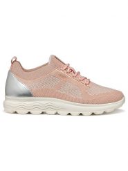 Geox Sneakersy "Spherica" w kolorze jasnoróżowym rozmiar: 39. Różowe obuwie sportowe damskie Geox, bez zapięcia. Za 329.42 zł.