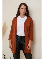 Curvy Lady Kardigan w kolorze jasnobrązowym rozmiar: 44/46. Brązowe kardigany damskie Curvy Lady, bez wzorów. Za 96.83 zł.