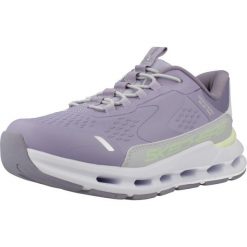 Buty SKECHERS GLIDE STEP VISTA LANE Fioletowy. Fioletowe obuwie trekkingowe damskie Skechers, z tkaniny, bez zapięcia. Za 279.99 zł.