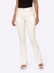 WITT WEIDEN Dżinsy - Regular fit - w kolorze kremowym rozmiar: 19. Brązowe jeansy damskie WITT WEIDEN, z podwyższonym stanem. Za 39.99 zł.