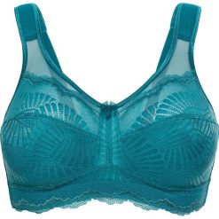 Biustonosz odciążający, bez fiszbinów bonprix kobaltowo-turkusowy. Niebieskie biustonosze bonprix. Za 59.99 zł.