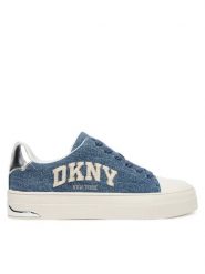 DKNY Trampki York K3566352 Granatowy. Niebieskie trampki damskie DKNY, bez wzorów, z materiału, bez zapięcia. Za 479.99 zł.