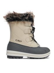 CMP Śniegowce Kids Anthilian Snow Boot Wp 30Q4594 Beżowy. Brązowe kozaki dziewczęce CMP, bez wzorów, ze skóry, bez obcasa, bez zapięcia. Za 299.99 zł.