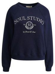 Smith & Soul Bluza w kolorze granatowym rozmiar: M. Niebieskie bluzy damskie Smith & Soul, m, bez wzorów, bez kaptura. Za 173.99 zł.