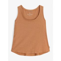 Tank top damski Royal Robbins Vacationer Boxy Tank. Brązowe koszulki sportowe damskie ROYAL ROBBINS, bez wzorów, bez ramiączek. Za 219.99 zł.