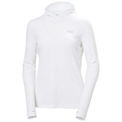 Bluza damska z kapturem Helly Hansen Lifa Active Solen. Białe bluzy damskie Helly Hansen, l, bez wzorów, z materiału, z kapturem. Za 404.50 zł.