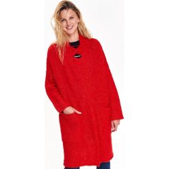 GRUBY SWETER ZAPINANY NA NAPY. Kardigany damskie TOP SECRET. W wyprzedaży za 59.99 zł.