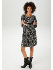 Aniston Sukienka w kolorze czarno-białym rozmiar: 40. Czarne sukienki damskie Aniston, bez wzorów, bez ramiączek. Za 83.03 zł.