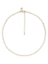 U.S. Polo Assn. Pozłacany naszyjnik z kamieniami ozdobnymi - dł. 37 cm rozmiar: onesize. Żółte naszyjniki damskie U.S. Polo Assn., metalowe. Za 195.99 zł.