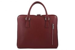 Torba skórzana na laptopa BARBERINI'S czerwona 899-13. Czerwone torby na laptopa Barberinis, bez wzorów, ze skóry. Za 349.99 zł.