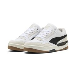 Sneakersy unisex Rebound Retro PUMA White Black Feather Gray. Białe obuwie sportowe treningowe Puma. W wyprzedaży za 254.00 zł.