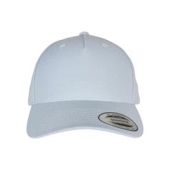 Czapka Flexfit YP Classics 5-Panel Premium. Niebieskie czapki z daszkiem damskie FLEXFIT, bez wzorów. Za 129.50 zł.
