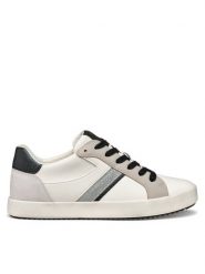 Geox Sneakersy D Blomiee D456HC 05422 C1432 Beżowy. Brązowe obuwie sportowe damskie Geox, ze skóry, bez zapięcia. Za 329.99 zł.
