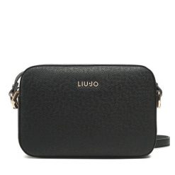 Torebka Liu Jo. Czarne listonoszki damskie Liu Jo, bez wzorów, bez dodatków. Za 319.99 zł.