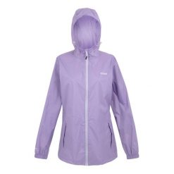 Kurtka Wodoodporna Damska Pack It III. Szare kurtki damskie Regatta, xl, bez wzorów, z materiału, z kapturem. Za 244.99 zł.