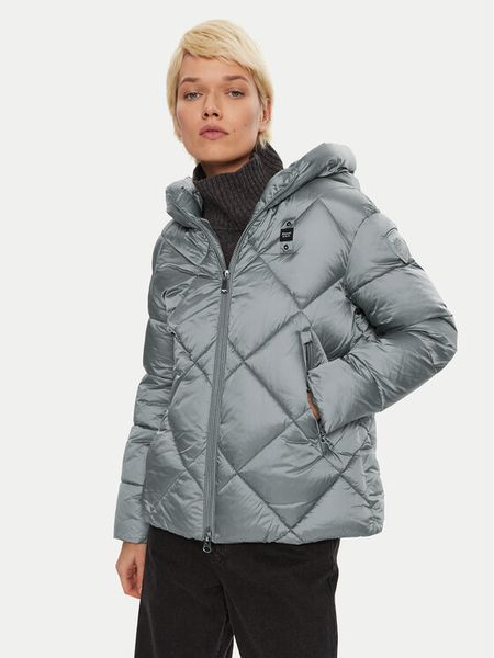 Blauer Kurtka zimowa 24WBLDC02273 Szary Regular Fit. Szare kurtki damskie Blauer, na zimę, m, bez wzorów, z syntetyku, bez kaptura. Za 829.99 zł.