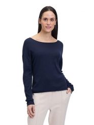 BETTY & CO Sweter w kolorze granatowym rozmiar: 36. Niebieskie swetry klasyczne damskie Betty & Co, bez kołnierzyka. Za 73.95 zł.