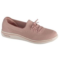 Buty sportowe Sneakersy damskie, On-The-GO Arch Fit Uplift - Florence. Czerwone obuwie sportowe casual damskie Skechers, trekkingowe. Za 349.99 zł.