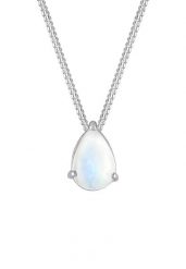 Elli Damska zawieszka kropla Elegant z kamienia księżycowego w pozłacanym srebrze 925 Sterling Silver Naszyjniki 1 ct Damski. Szare naszyjniki damskie Elli, z kamieniem księżycowym, pozłacane. Za 322.14 zł.