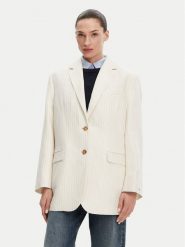 Tommy Hilfiger Marynarka WW0WW46167 Beżowy Relaxed Fit. Brązowe marynarki i żakiety damskie Tommy Hilfiger, bez wzorów, z wiskozy. Za 949.99 zł.