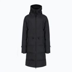 Płaszcz ocieplany damski Ravina KADVA ECO. Czarne płaszcze damskie KADVA, na jesień, xs, bez wzorów, z materiału, bez kaptura. Za 409.99 zł.