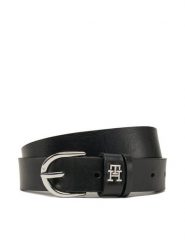 Tommy Hilfiger Pasek Damski Essential Effortless 2.5 Sv AW0AW17279 Czarny. Czarne paski damskie Tommy Hilfiger, bez wzorów, ze skóry. Za 149.99 zł.