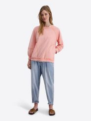 Timezone Bluza w kolorze jasnoróżowym rozmiar: M. Różowe bluzy damskie Timezone, m, bez wzorów, z bawełny, bez kaptura. Za 148.96 zł.