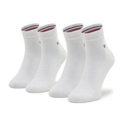 Skarpety krótkie Tommy Hilfiger. Białe skarpetki damskie Tommy Hilfiger, bez wzorów. Za 39.99 zł.
