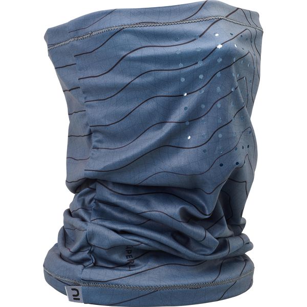 Komin wędkarski 500 Anty-UV. Brązowe kominy damskie CAPERLAN, bez wzorów, z materiału. Za 39.99 zł.