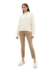 Tom Tailor Dżinsy - Tapered fit - w kolorze beżowym rozmiar: 44/L28. Brązowe jeansy damskie Tom Tailor. Za 113.90 zł.