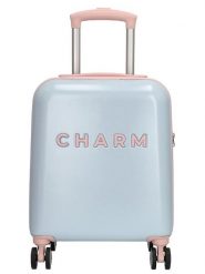 Charm Walizka "Capetown" w kolorze błękitnym - 34 x 45 x 20 cm rozmiar: onesize. Niebieskie walizki Charm, bez wzorów, z materiału. Za 195.99 zł.